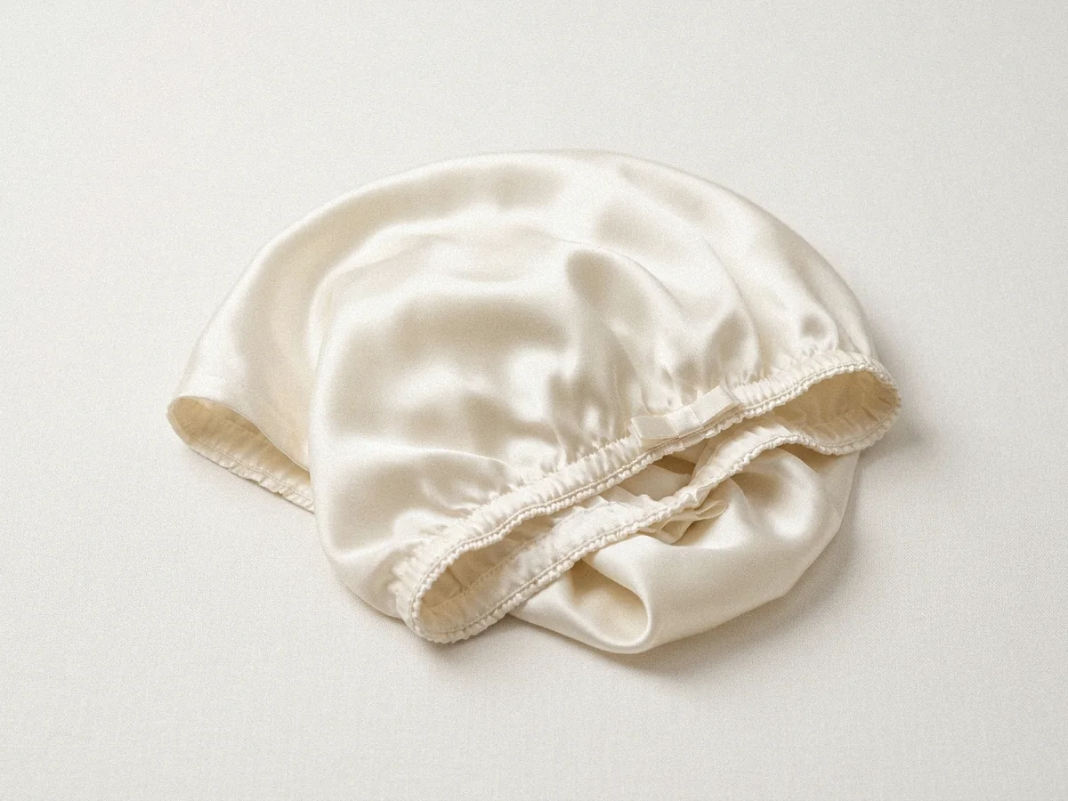 シルク ナイトキャップ (Pearl Ivory)