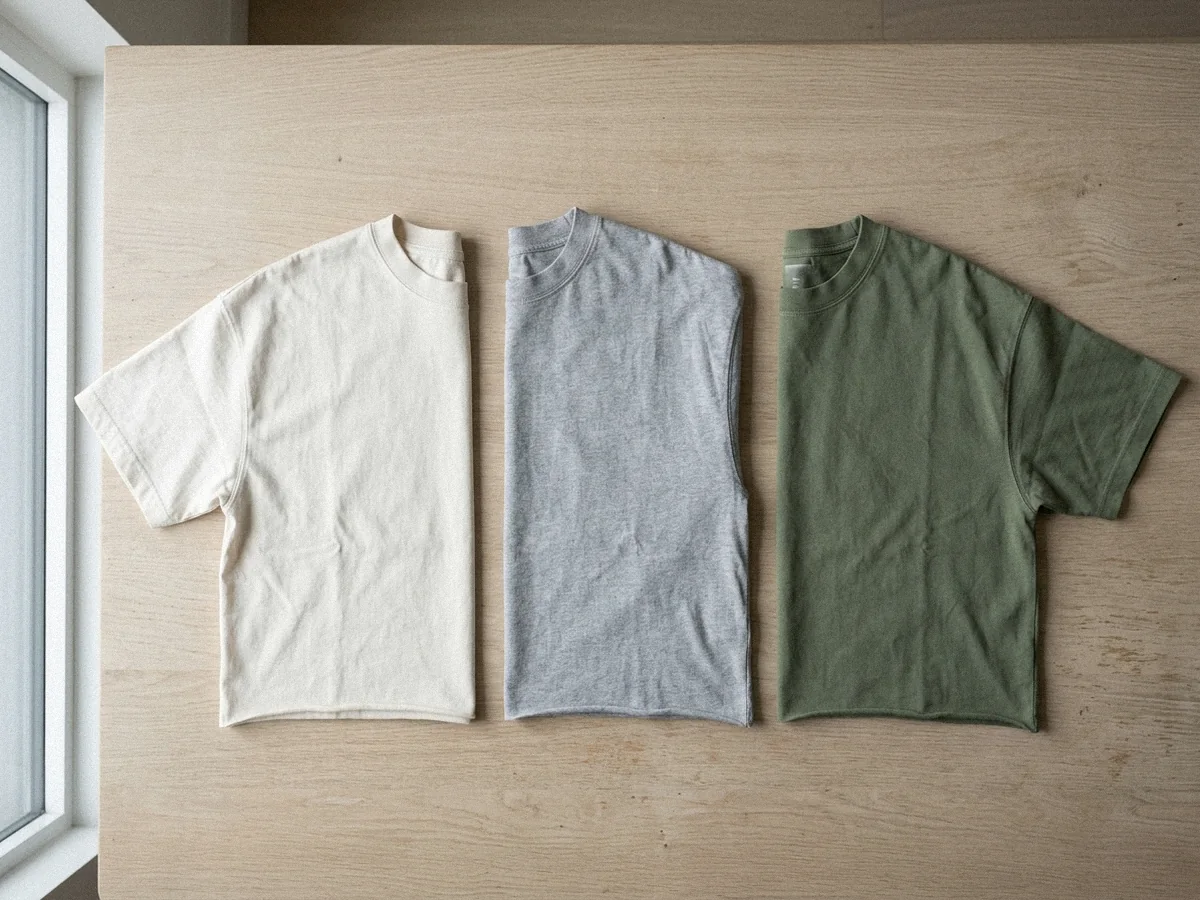 クロップド オーバーサイズ Tee (3 色展開)
